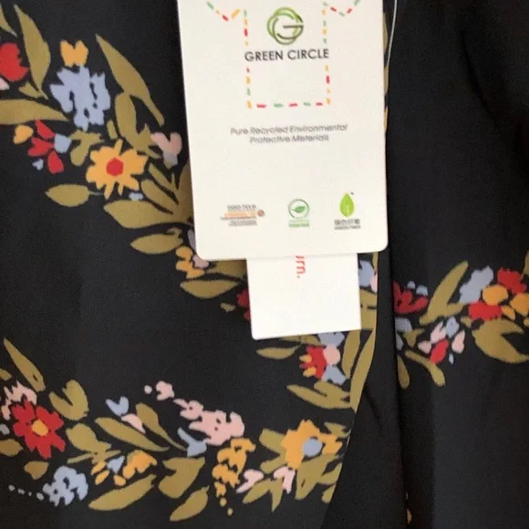 ModCloth Floral Kimono/ Jacket 3/4 Length Sleeve Semi-sheer Lightweight Stylish - Picture 8 of 9